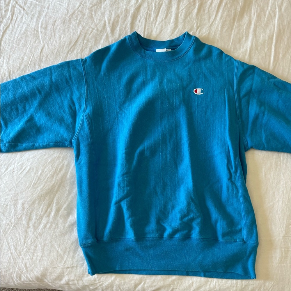 Blue champion sweatshirt